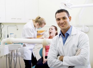 Smiling Dentist Image